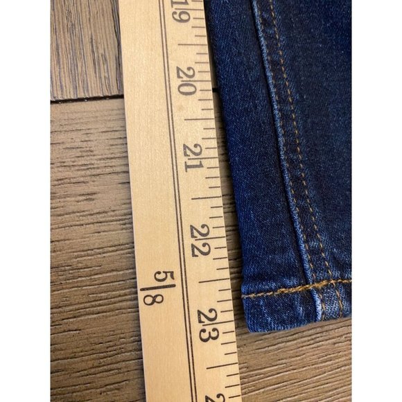 Talbots Petites 16P Blue Jeans Button-Accent Cropped Straight Jeans - Picture 12 of 16